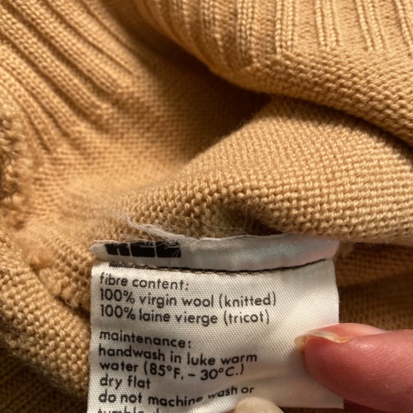 HCC Henri Charles Colsenet Switzerland Wool Sweater Size 42 - Picture 3 of 5